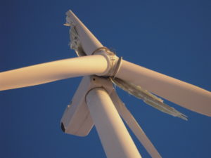 Blade breakdown at Havøygavlen wind farm